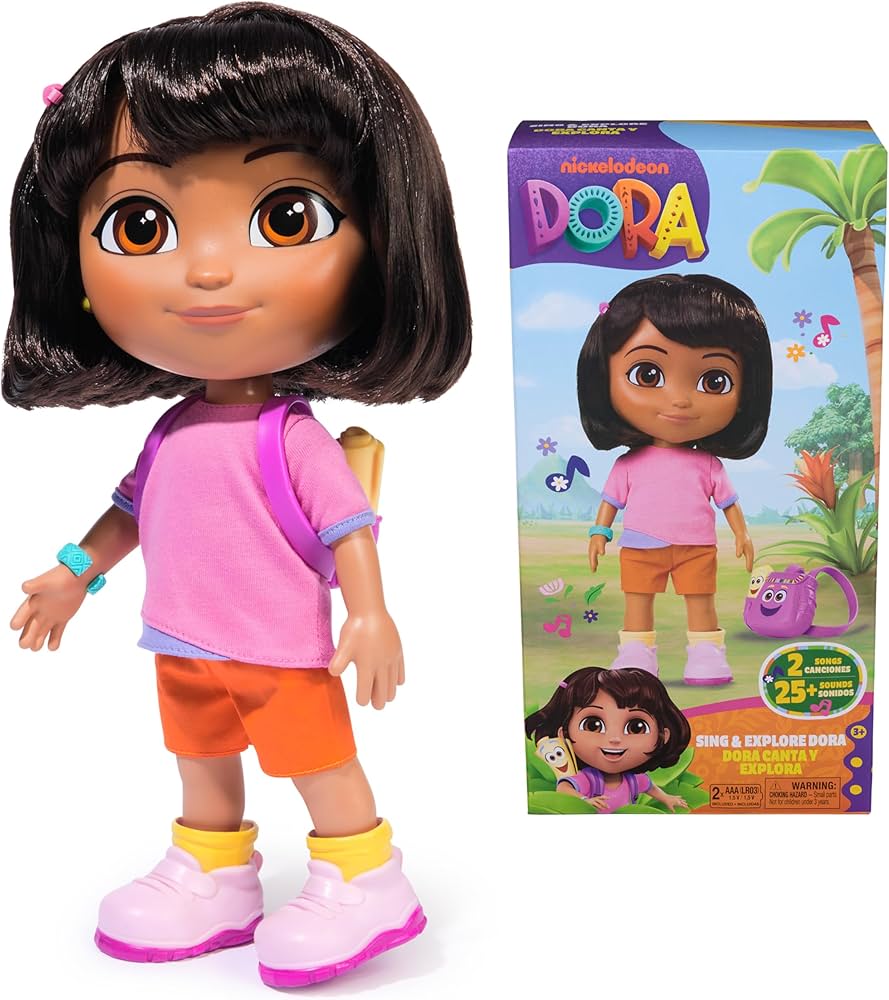 DORA 公式アカウント様 Amazon.com: Dora, Sing & Explore Dora Doll with Music, Sound